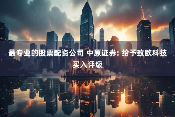 最专业的股票配资公司 中原证券: 给予致欧科技买入评级