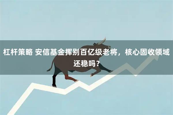杠杆策略 安信基金挥别百亿级老将，核心固收领域还稳吗？